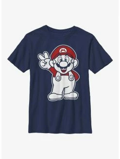 Gamer Nintendo Mario Peace Youth T-Shirt