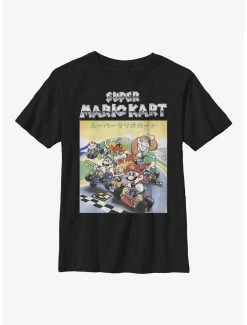 Gamer Nintendo Mario Retro Racers Youth T-Shirt