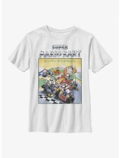 Gamer Nintendo Mario Retro Racers Youth T-Shirt