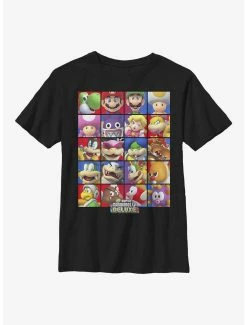 Gamer Nintendo Mario Select Your Character Youth T-Shirt