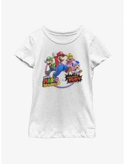 Gamer Nintendo Super Mario 3D World Bowser's Fury Youth Girls T-Shirt