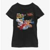 Gamer Nintendo Bowser's Fury Flying Through Youth Girls T-Shirt