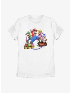 Gamer Nintendo Super Mario 3D World Bowser's Fury Womens T-Shirt