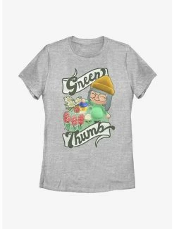 Gamer Nintendo Green Thumb Womens T-Shirt