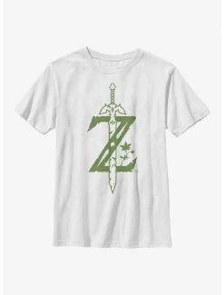 Gamer Nintendo The Legend Of Zelda Sword Icon Youth T-Shirt