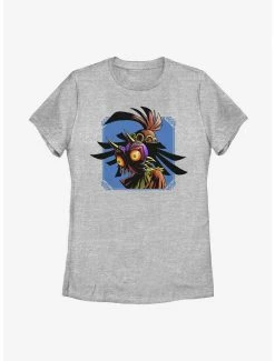 Gamer The Legend Of Zelda Skull Kid Portrait Womens T-Shirt