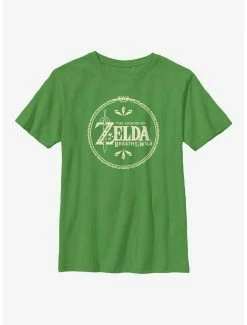 Gamer The Legend Of Zelda: Breath Of The Wild Logo Youth T-Shirt